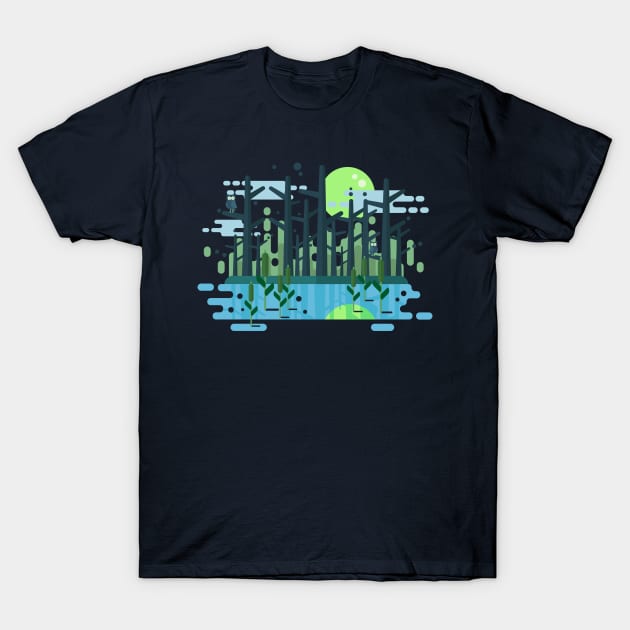 Swamp T-Shirt by Original_Badman